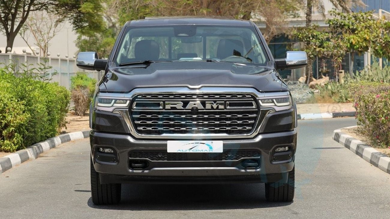 رام 1500 LIMITED لونغهورن كرو كاب إي تورك V8 سعة 5.7 لتر، موديل 2026، خليجي، مع ضمان لمدة 5 سنوات أو 200,000 كيلومتر
