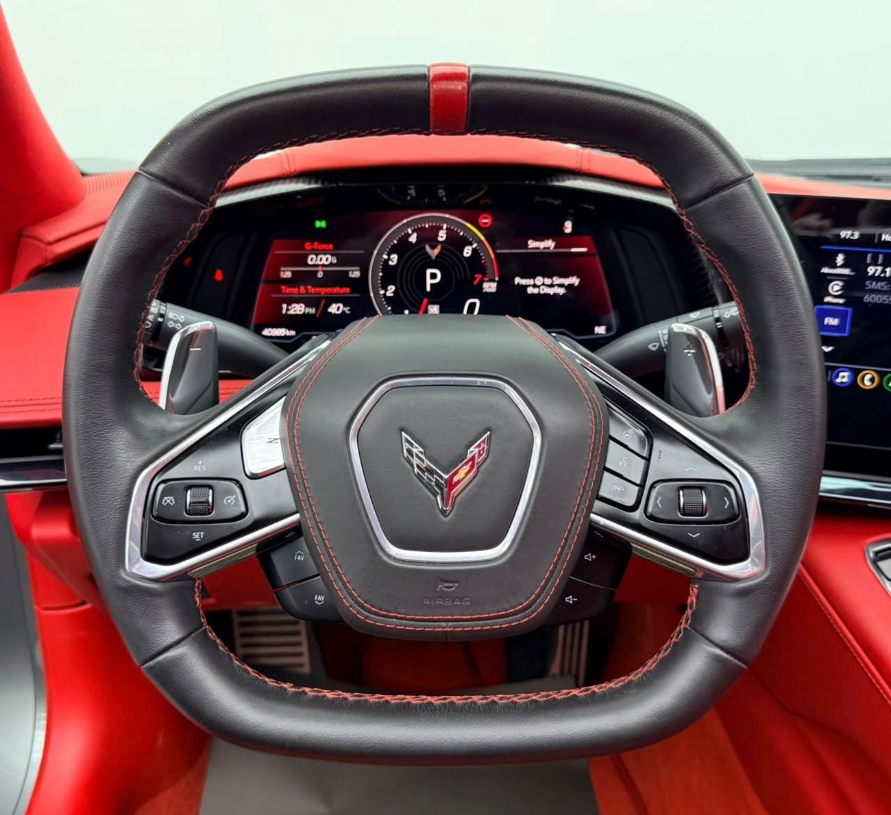 Chevrolet Corvette STINGRAY 3LT 70TH ANNIV 2023 Chevrolet Corvette C8 3LT 70th Anniversary Edition, Full Chevrolet Service History, GCC