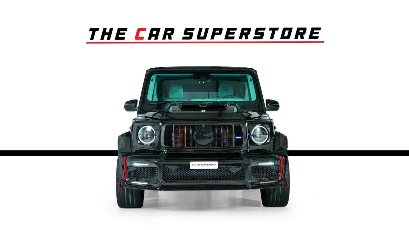 مرسيدس بنز G 63 AMG GCC-Brabus 900 Rocket Kit Masterpiece -Interior Tiffany Blue-Carbon Fiber Kit