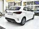 MG 3 STANDARD EXCELLENT DEAL for our MG 3 ( 2025 Model ) in White Color GCC Specs