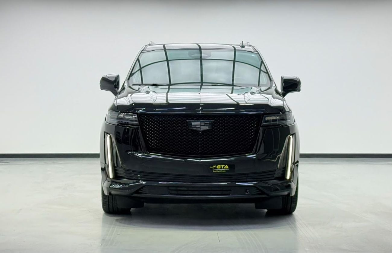 كاديلاك إسكالاد SPORT PLATINUM 2024 Cadillac Escalade Black Edition, 2028 Cadillac Warranty, Pilot Seats, GCC