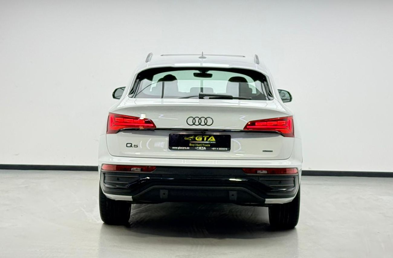 أودي Q5 45 TFSI SPORTBACK S-LINE 2024 Audi Q5 45TFSI Quattro S-Line, 2029 Audi Warranty + Service Pack, Low Km, Fully Loaded, GCC