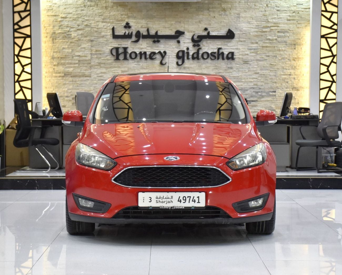 Ford Focus SPORT EXCELLENT DEAL for our Ford Focus ( 2015 Model ) in Red Color GCC Specs