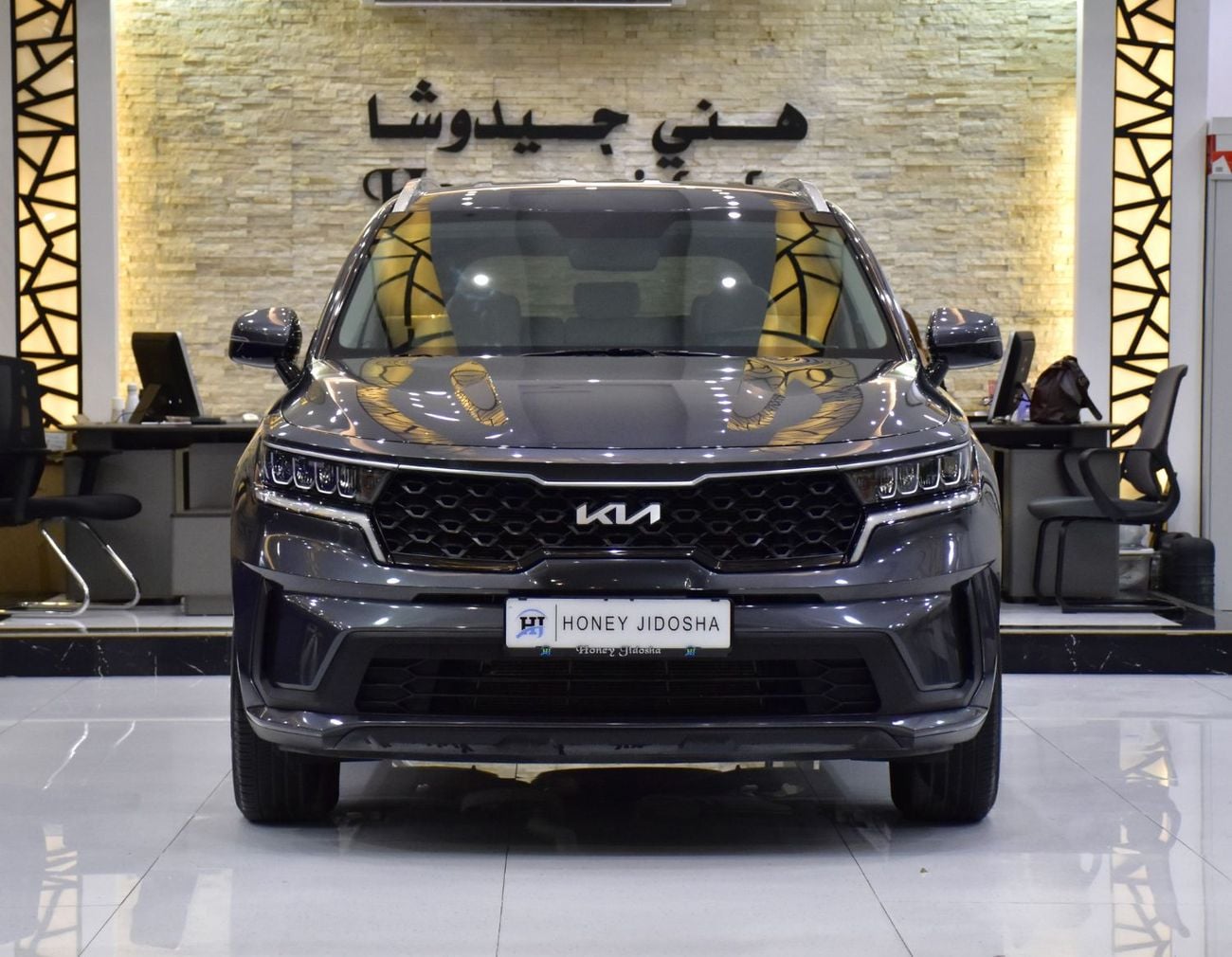 Kia Sorento EXCELLENT DEAL for our KIA Sorento ( 2023 Model ) in Grey Color GCC Specs