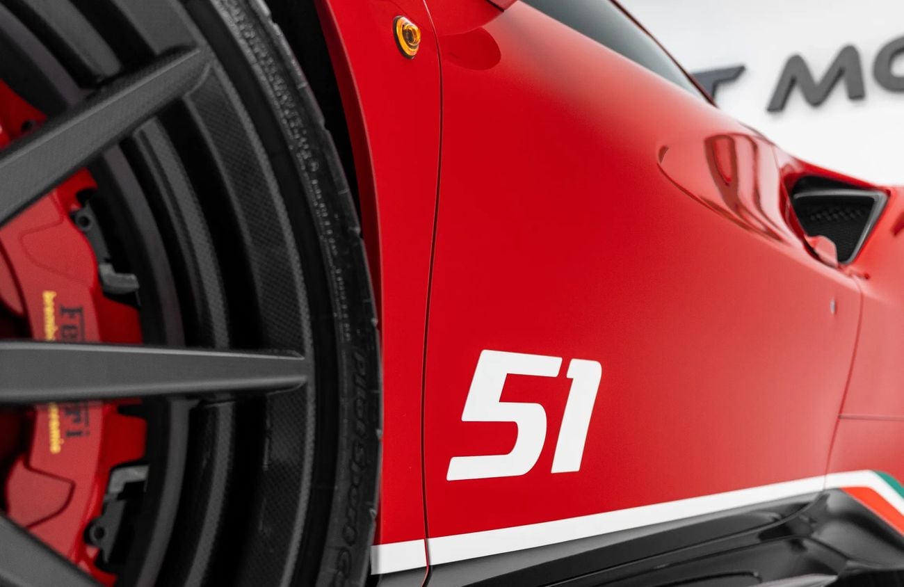 Ferrari 488 Pista High Spec 3.9L V8 Twin-Turbocharged Engine
