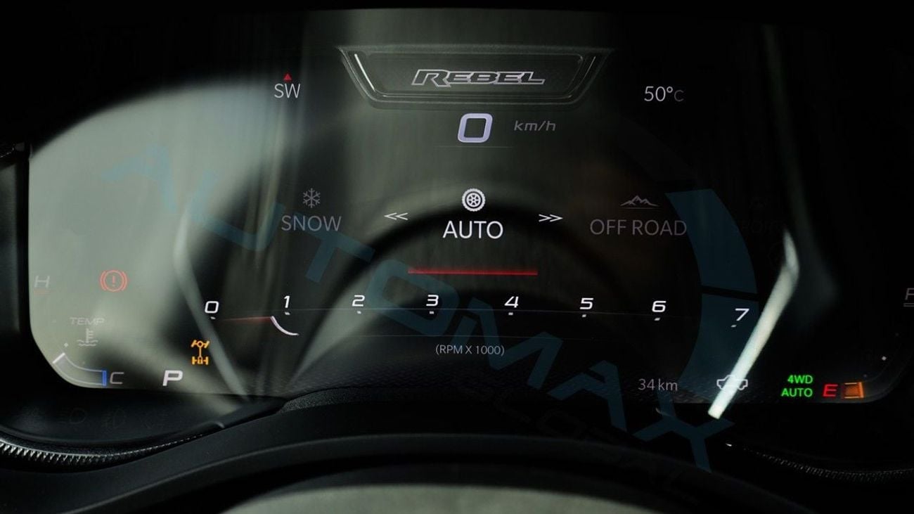 RAM 1500 REBEL 2026 GT 3.0TT Hurricane GCC 0Km With 5 Years Warranty or 200,000 Km Warranty