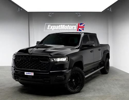 RAM 1500 BIGHORN CREW CAB Delivery Mileage ONLY • FDSH • Al Futtaim Warranty • GCC