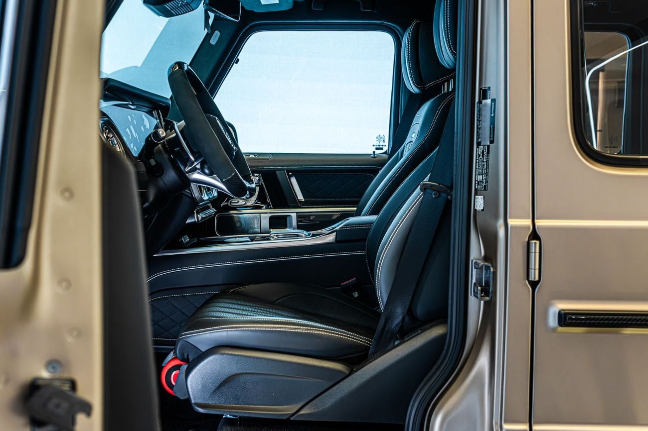 Mercedes Benz G63 AMG STANDARD Double Night Package | MANUFAKTUR Kalahari Gold Magno | GCC Specs | Gargash Warranty