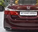 هوندا أكورد EX عرض ممتاز على سيارة هوندا أكورد i-Vtec (موديل 2016) باللون العنابي بمواصفات خليجية