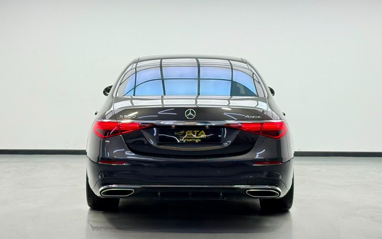 Mercedes Benz S500 4MATIC L 2021 Mercedes Benz S500 4MATIC, Warranty, Fully Loaded, Excellent Condition, Japanese