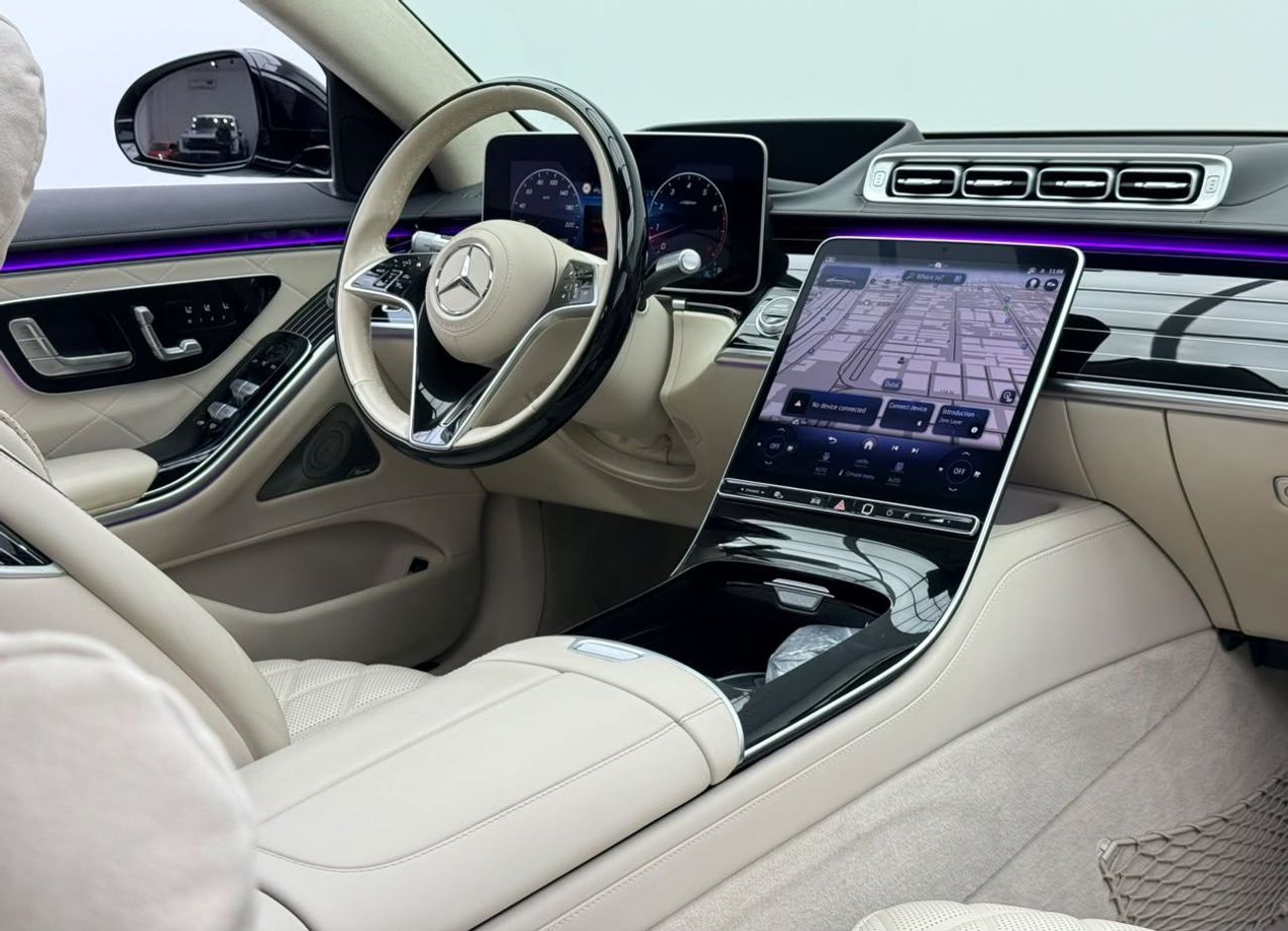 مرسيدس بنز S 580 4MATIC مرسيدس بنز S580 4MATIC موديل 2024، ضمان مرسيدس بنز حتى 2029، سجل صيانة كامل لدى مرسيدس بنز، حالة ممت