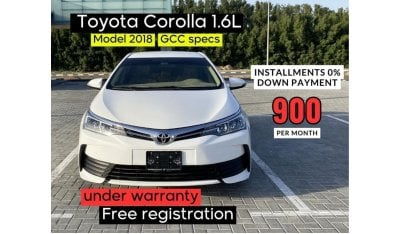 تويوتا كورولا GLI Model 2018 | GCC Specs | 1600cc V4 engine | Bank loan available