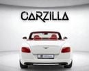 بنتلي كونتيننتال GTC سيارة سبيد W12 موديل 2014 | مواصفات خليجية | حالة ممتازة