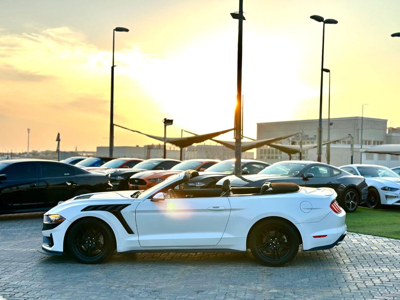 Ford Mustang Ecoboost Convertible | Monthly 1100/- | 0% DP | Leather Seats | # 38514