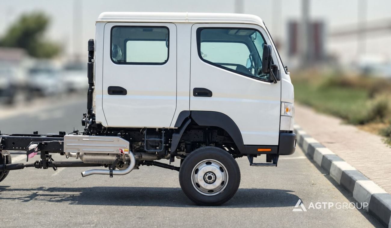 Mitsubishi Canter STANDARD Double Cab | 3.0L Turbo Diesel | Manual | 4x4 | White | Basic Option | Cab & Chassis | READY EXPORT