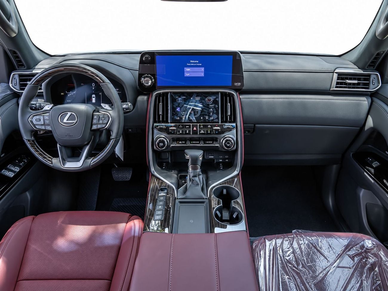 لكزس LX 700h F سبورت ECTAV0005 - لكزس LX700h F سبورت موديل 2026 - محرك هجين سعة 3.5 لتر، ناقل حركة أوتوماتيكي - لون أسود