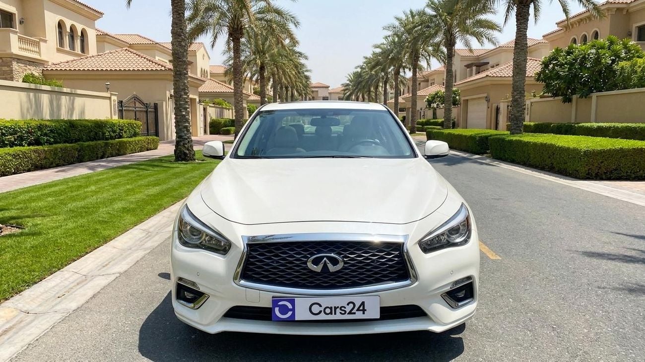 Infiniti Q50 LUXE 2024 | AED 1262/Month | 0 DP | 30 Day Return | Warranty | Service History