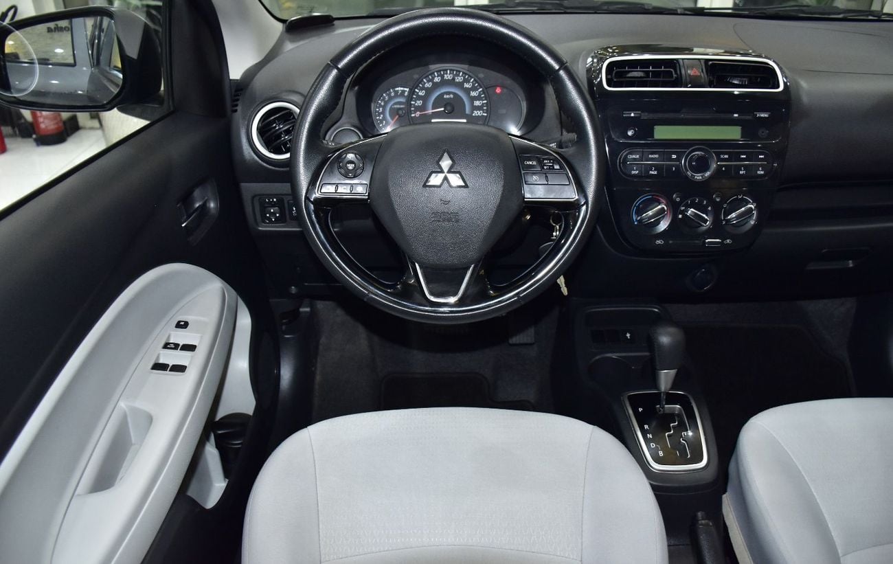 Mitsubishi Attrage GLX HIGHLINE EXCELLENT DEAL for our Mitsubishi Attrage ( 2021 Model ) in Grey Color GCC Specs