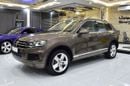 فولكس واجن طوارق SEL EXCELLENT DEAL for our Volkswagen Touareg ( 2015 Model ) in Brown Color GCC Specs