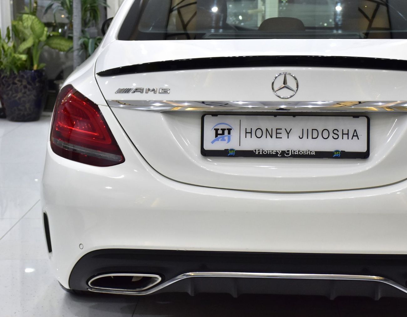 Mercedes Benz C200 . EXCELLENT DEAL for our Mercedes Benz C200 ( 2019 Model ) in White Color GCC Specs