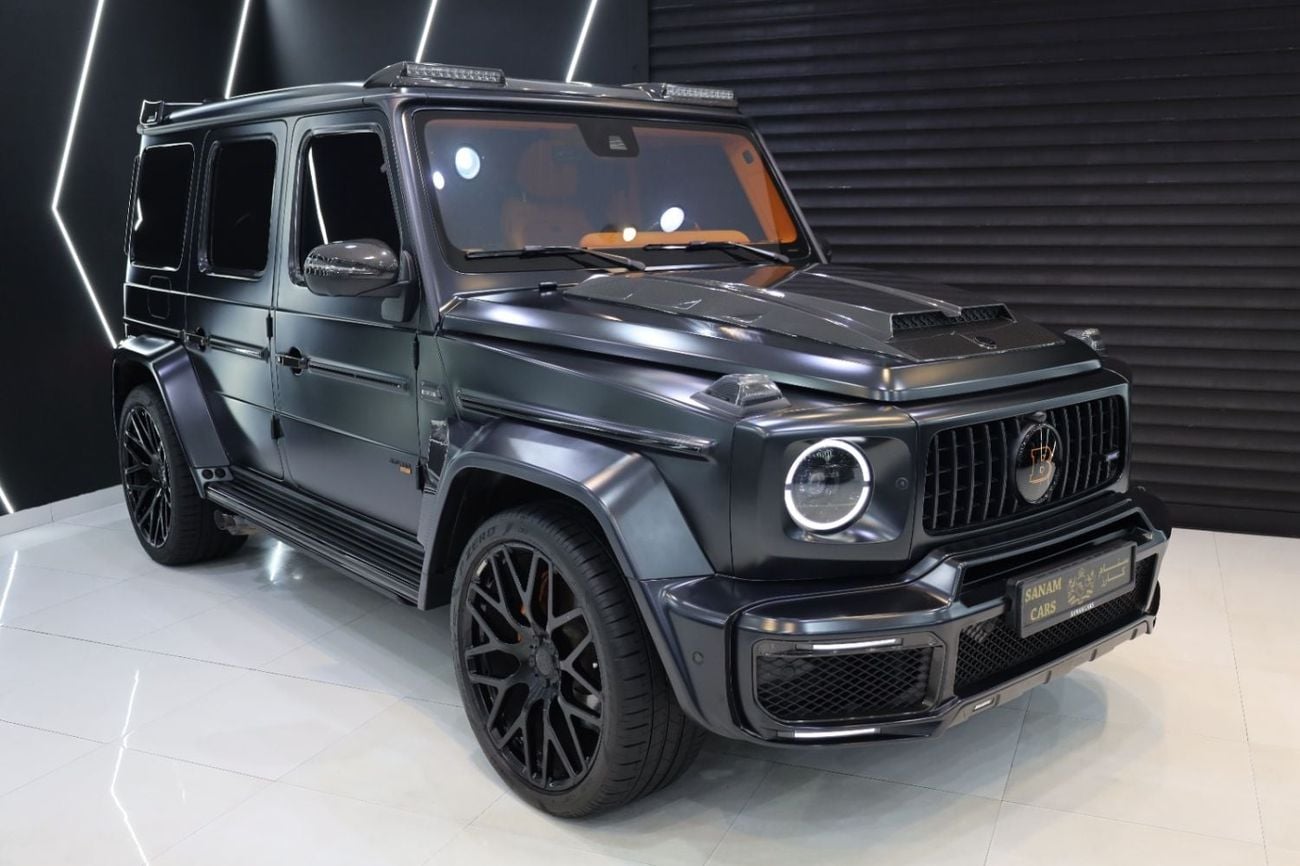 مرسيدس بنز G 63 AMG BRABUS G800 برابوس الأصلية، مصنوعة بالكامل من ألياف الكربون، مزودة بشاشات خلفية، وعتبات جانبية قابلة للسحب!