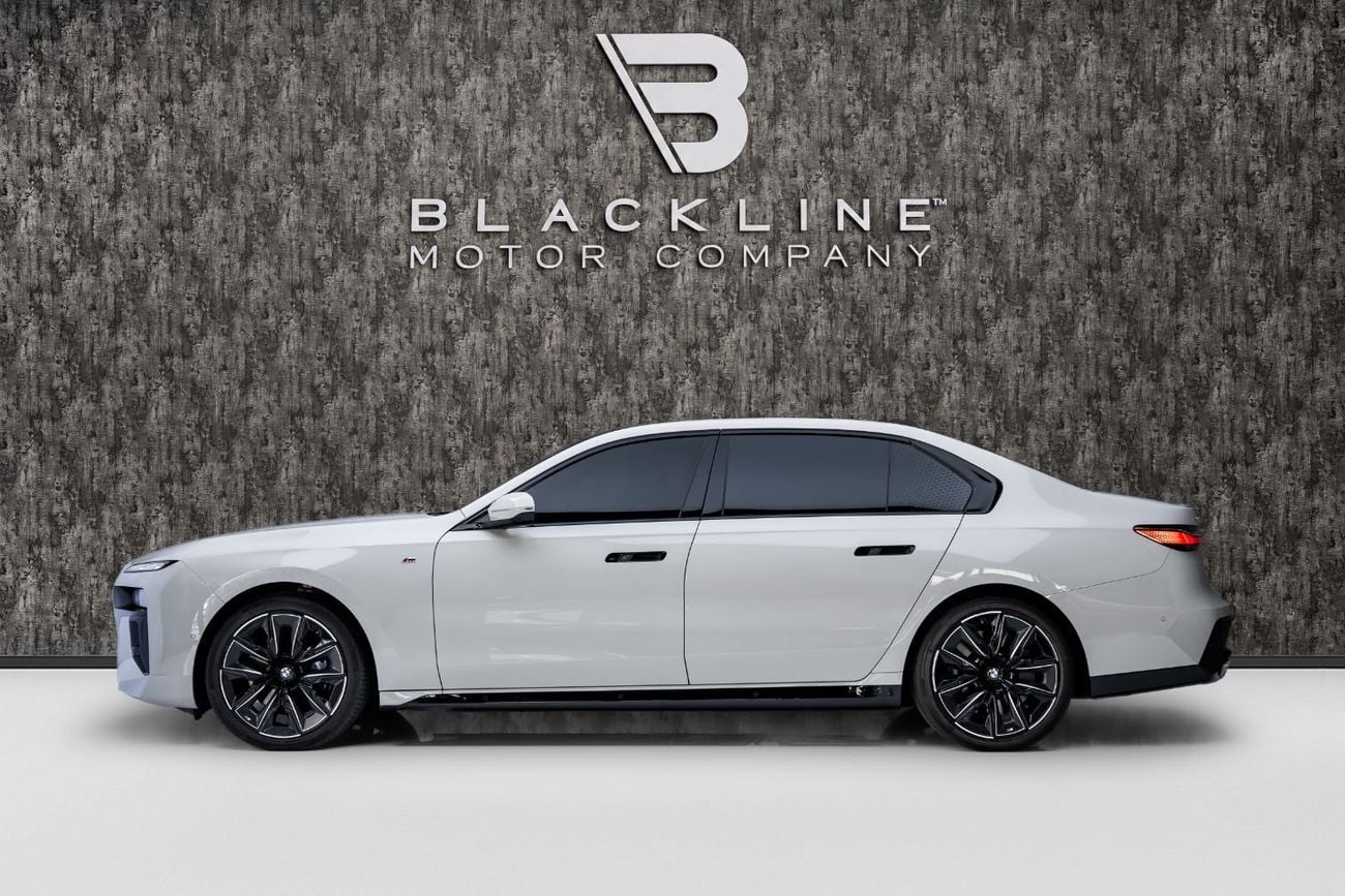 BMW 760i XDRIVE MASTERCLASS M SPORT PACKAGE BUY NOW, PAY 2027 | THE BLACKLINE STANDARD | 2029 BMW Warranty + Service Contract, GCC