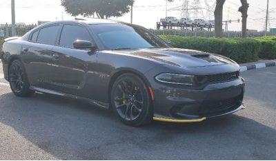 Dodge Charger CHARGER 2022 SRT 6.4 V8 SCAT PACK GCC FREE SERVICE 40000 KM +5 YEAR WARRANTY TRADING -TOP OPTION