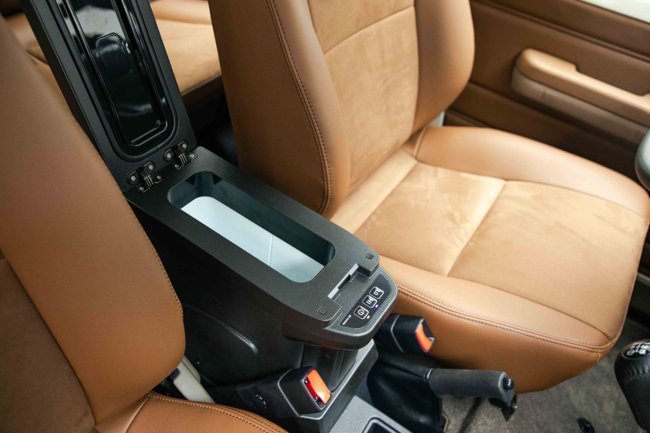 Toyota Land Cruiser LC76 Hardtop 2.8L - White Inside Saddle Tan | Export Only