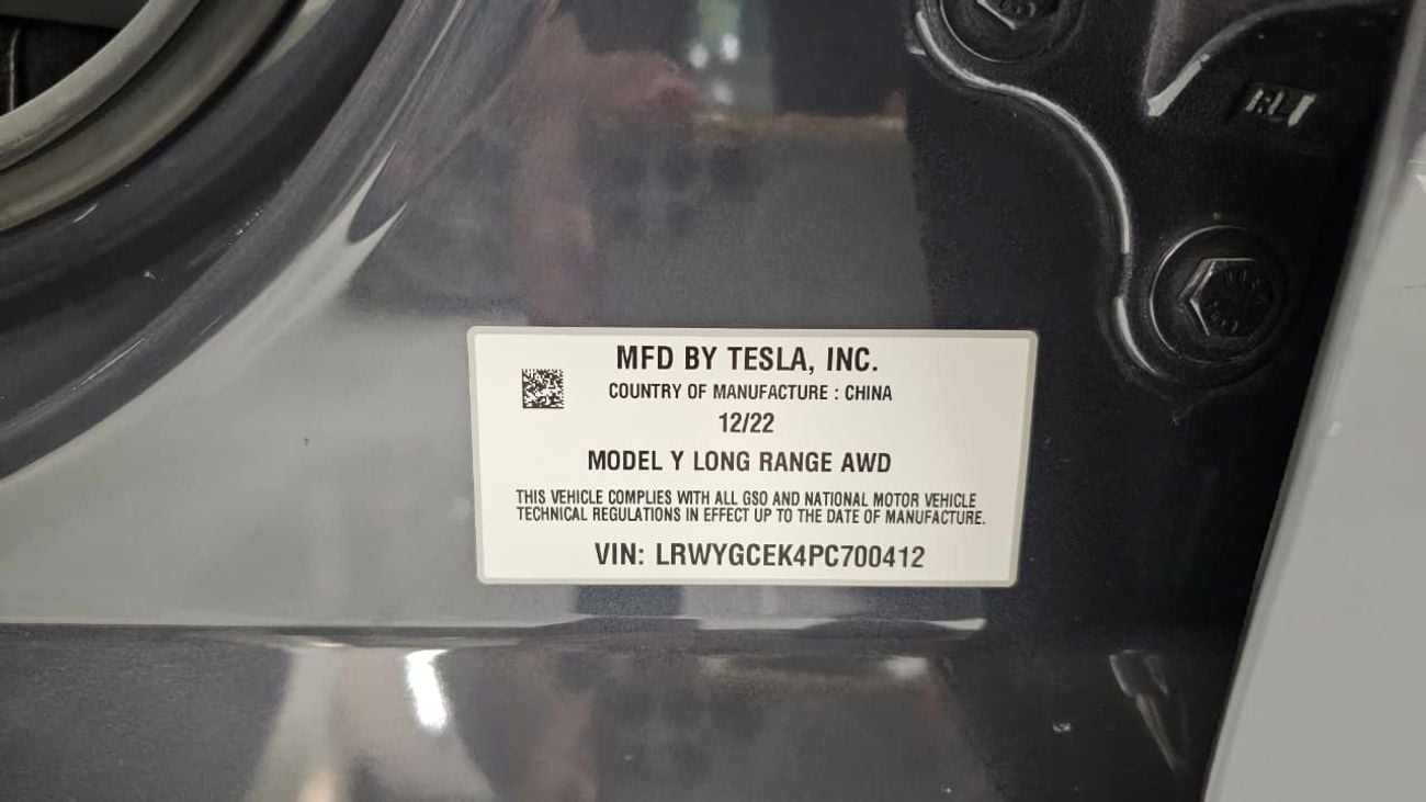 Tesla Model Y LONG RANGE
