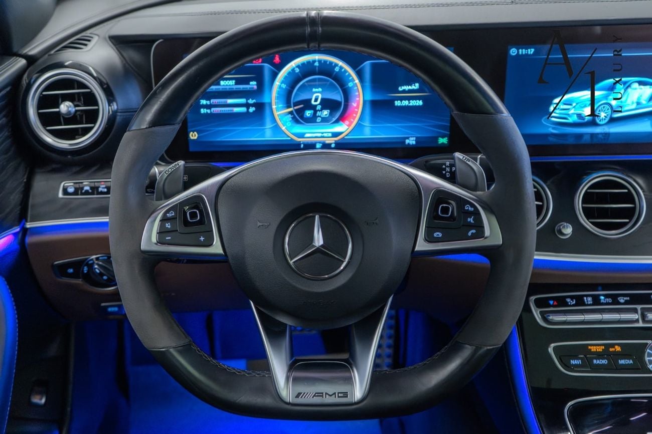 مرسيدس بنز E 63 AMG S موديل 2018، بحالة ممتازة، كاملة المواصفات، بمواصفات خليجية