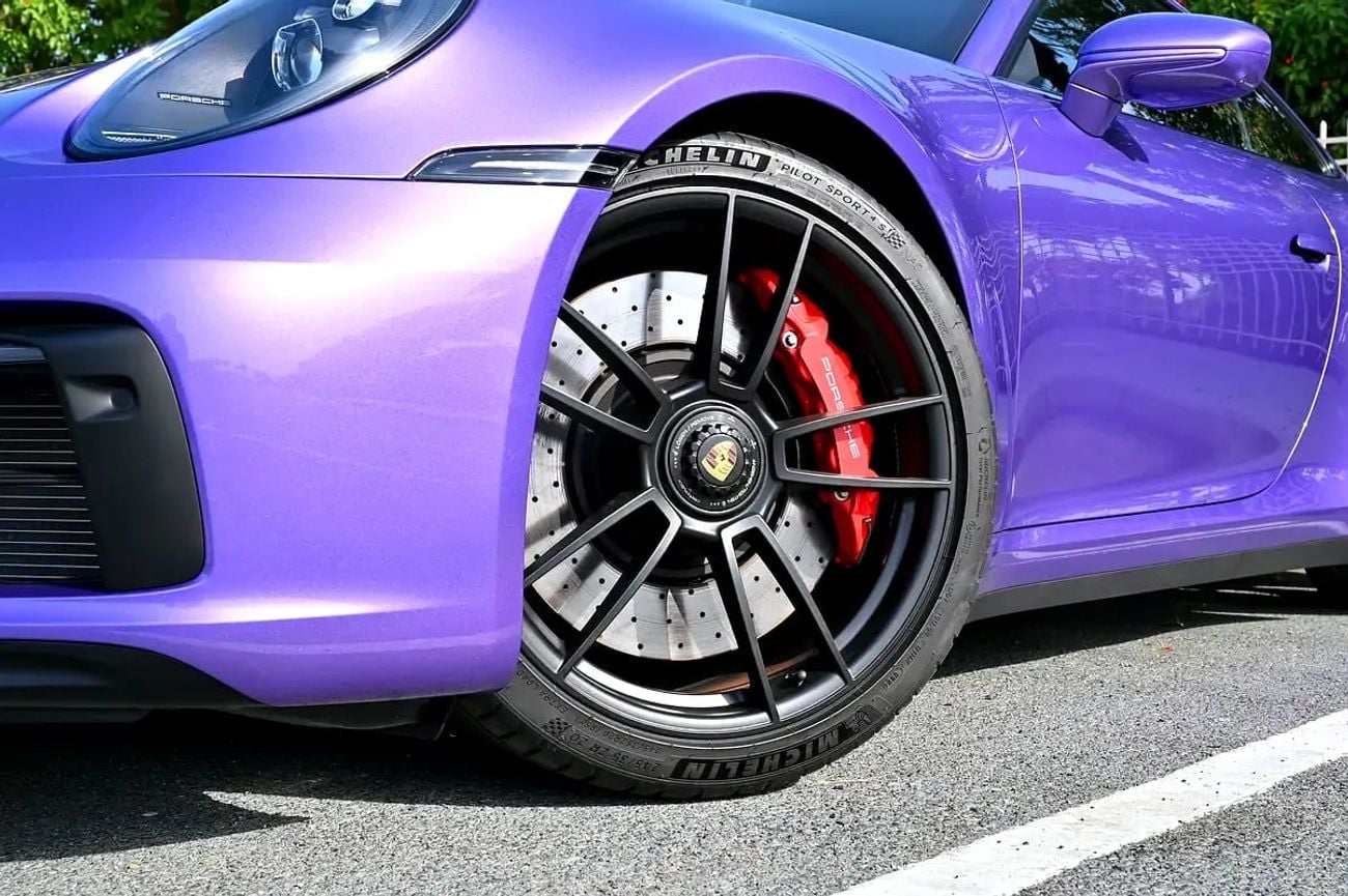 Porsche 911 CARRERA GTS Manual | Purple | 3.0L Twin-Turbo Flat-6 | 480 HP | 2,751 KM