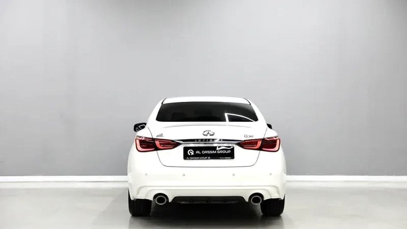 Infiniti Q50 LUXE GCC | Infiniti Q50 | 1,150 AED Monthly | Free Insurance + Registration | V6 3.0L Ref#M460243