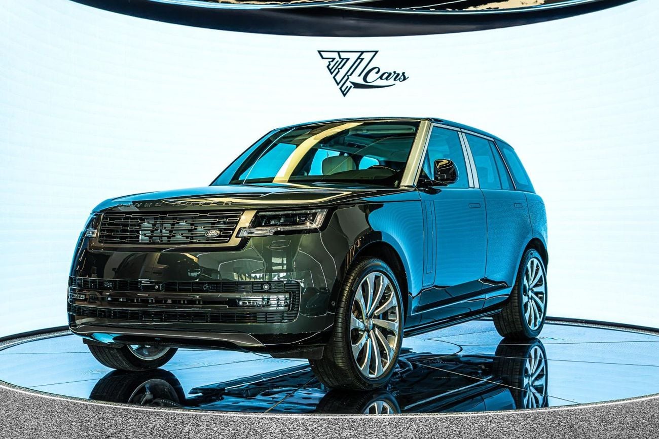 لاند روفر رينج روفر AUTOBIOGRAPHY P530 | Belgravia Green | Black Roof | White Interior | Shadow Exterior Package | GCC Specs
