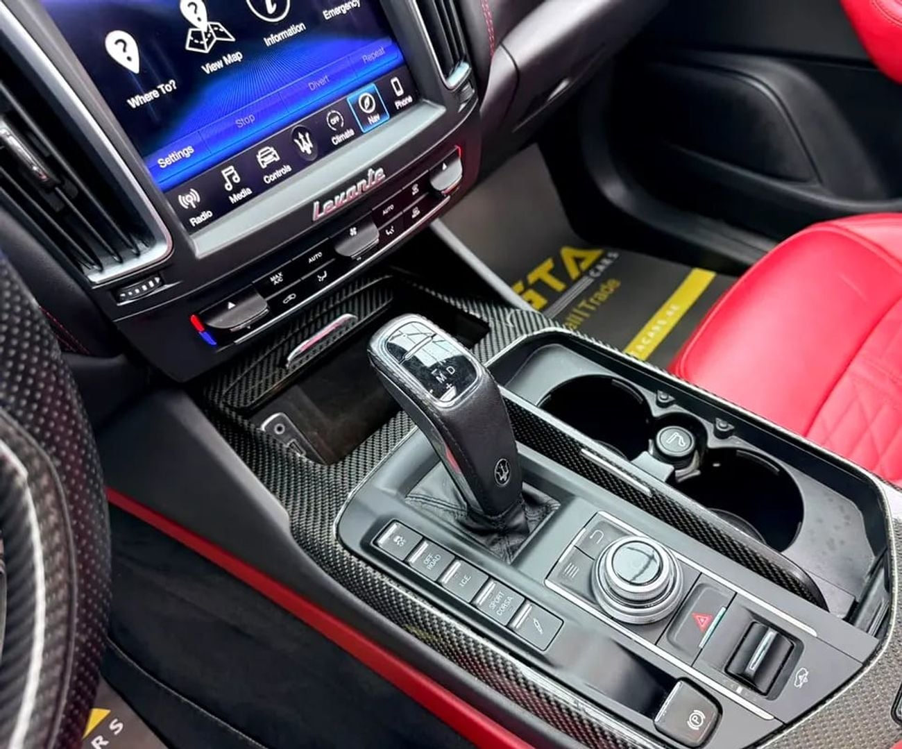 Maserati Levante Trofeo, Warranty, Carbon Fiber Interior, Excellent Condition, GCC