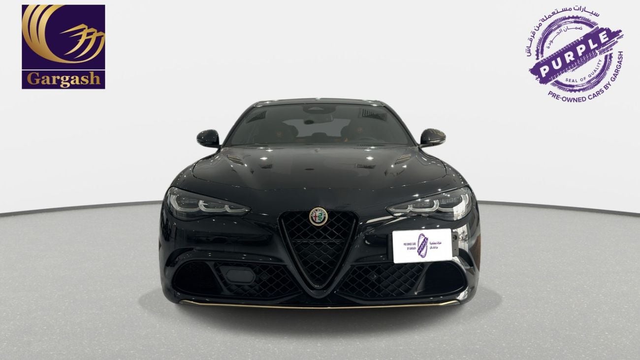 Alfa Romeo Giulia QUADRIFOGLIO (510HP) | Ex-Demo Car | 2025 | Gargash Warranty & Service Package