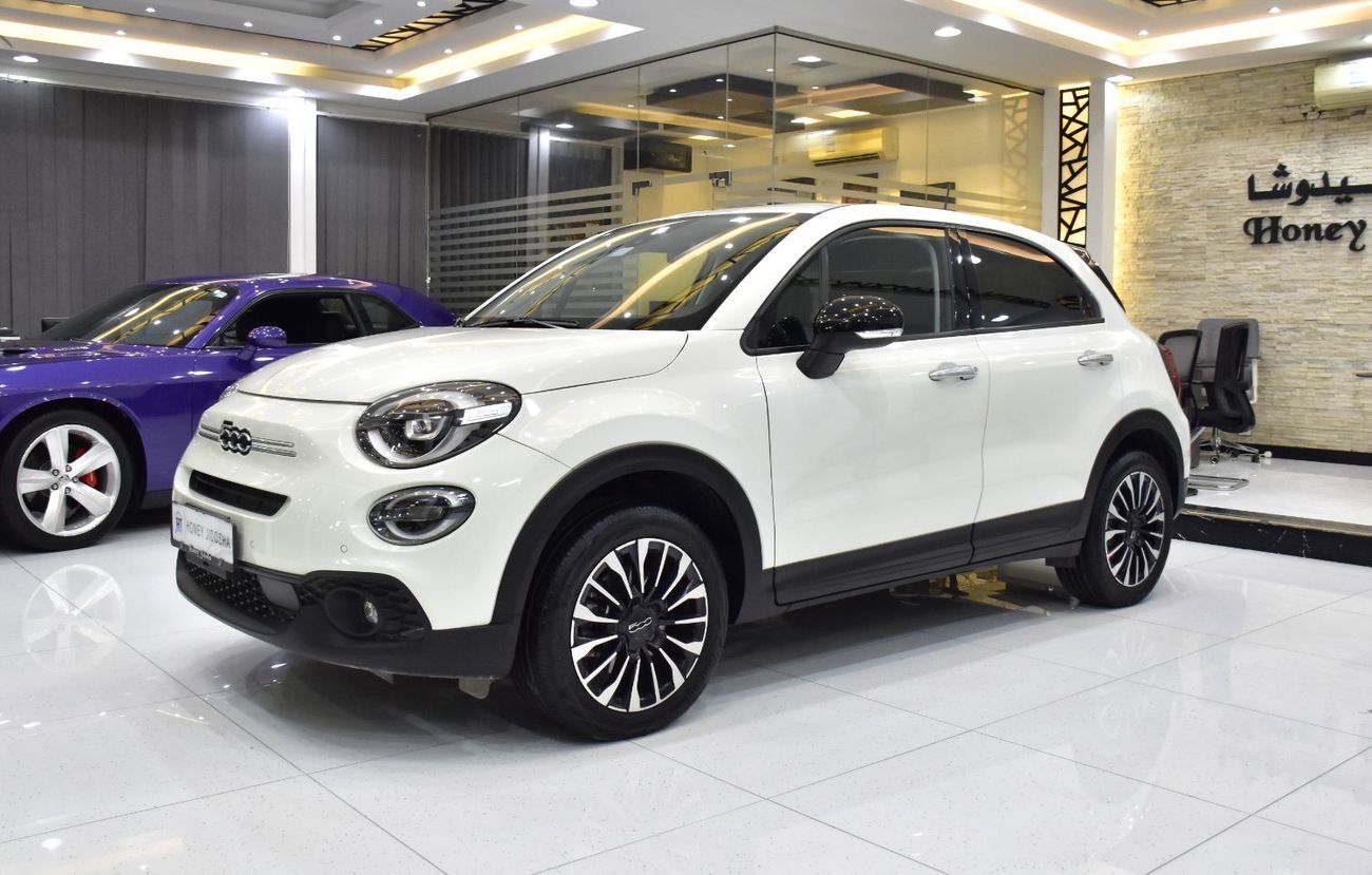فيات 500X . EXCELLENT DEAL for our Fiat 500x ( 2023 Model ) in White Color GCC Specs
