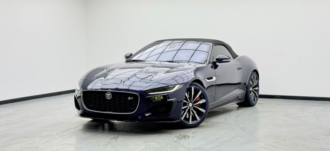 Jaguar F-TYPE R 2021 Jaguar F-Type P575 R Convertible, 2028 Masterclass Warranty + Service Pack, Very Low Km, Euro