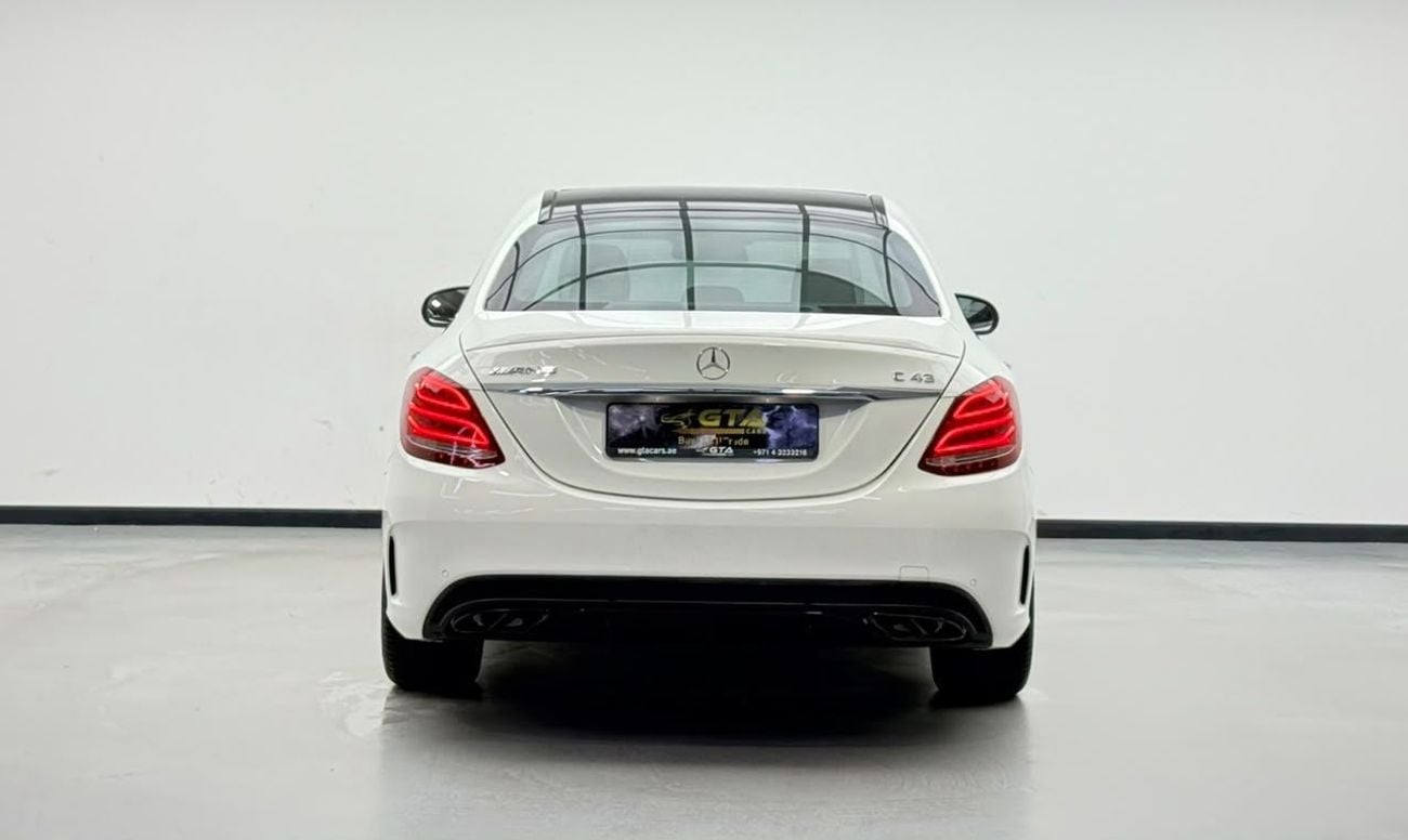 مرسيدس بنز سي 43 ايه ام جي STANDARD مرسيدس C43 AMG 4Matic موديل 2018، سجل صيانة كامل، كاملة المواصفات، بحالة ممتازة، خليجية