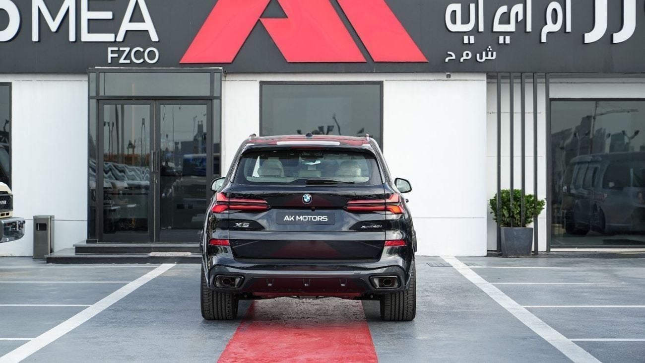 بي أم دبليو X5 40i M SPORT V6 Black 2026MY Export Only