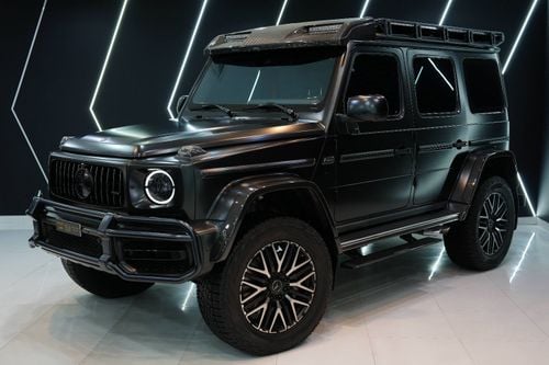 مرسيدس بنز G 63 AMG 4x4² هيكل خارجي/داخلي من ألياف الكربون، رف سقف، محاور بوابة، مواصفات خليجية!!