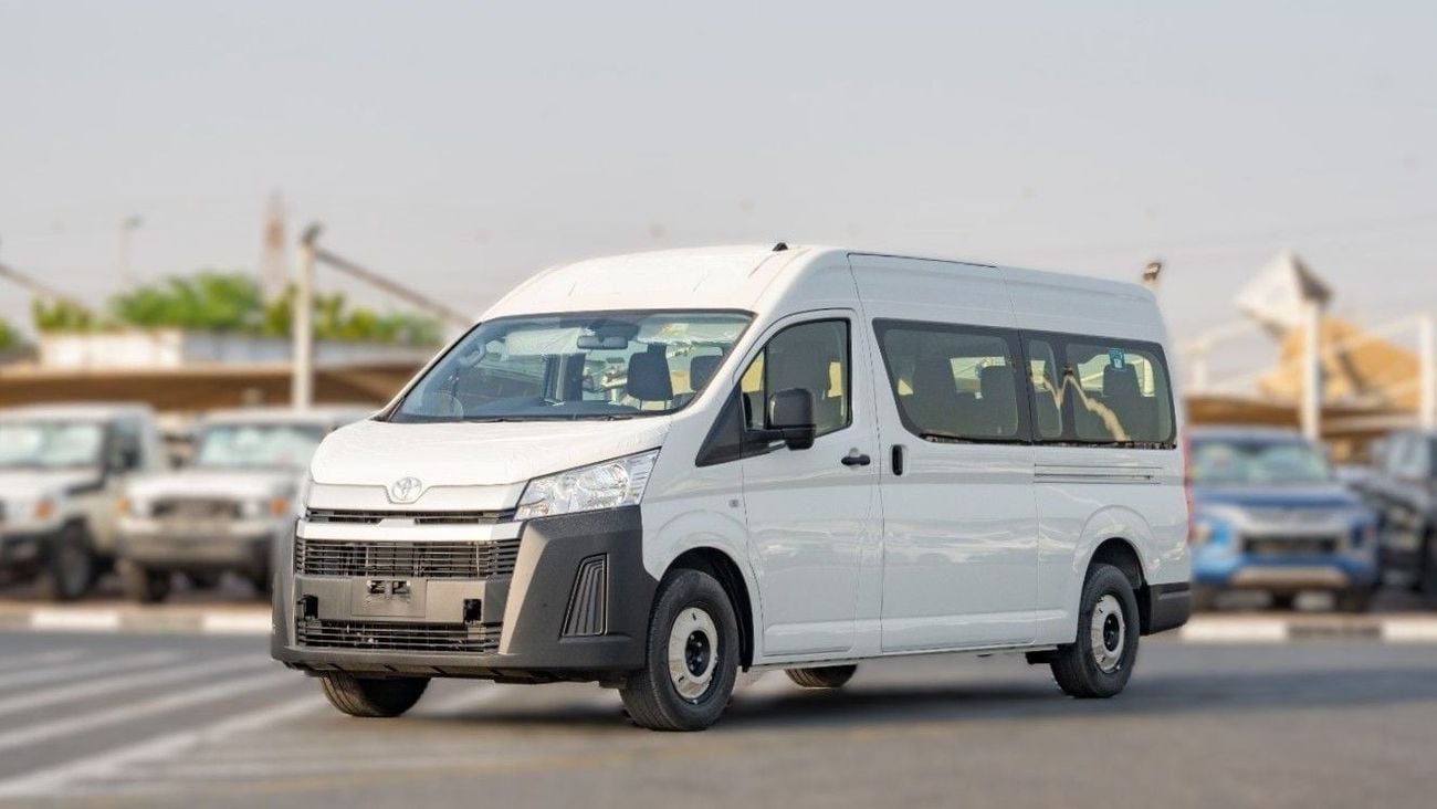 تويوتا هاياس DX Toyota Hiace High Roof Black Bump 3.5l A/T White color 2026 Model