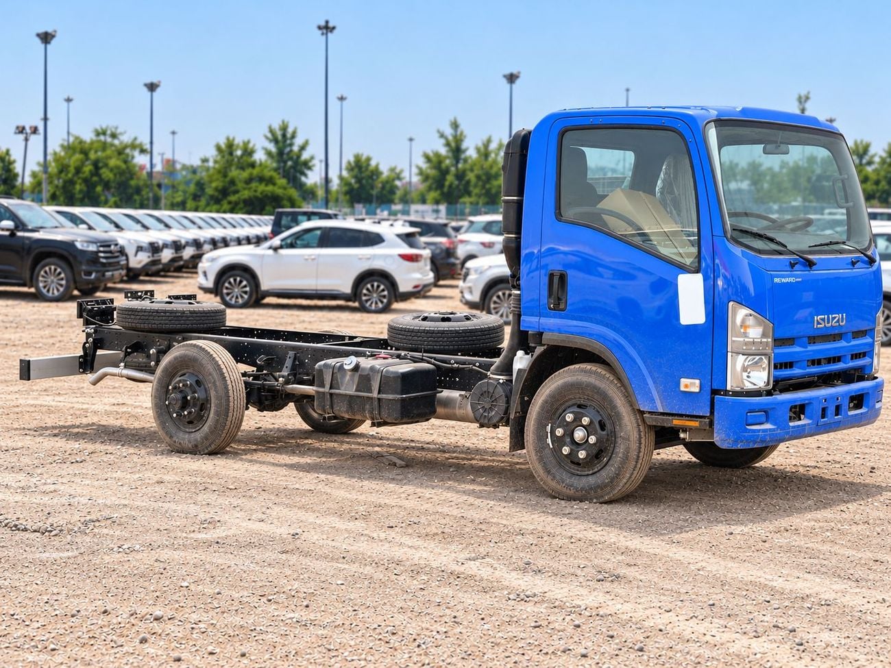 Isuzu NPR 71 - 2026 Isuzu NPR71 - Single Cab Chassis Truck - 4.6L Diesel Manual Blue