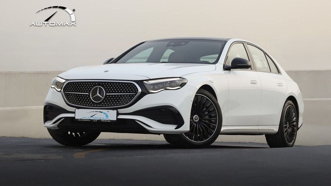 مرسيدس بنز E300 AMG EQ Boost 2.0T RWD GCC 2026 With 2 Years Unlimited Mileage Warranty At Official Dealer