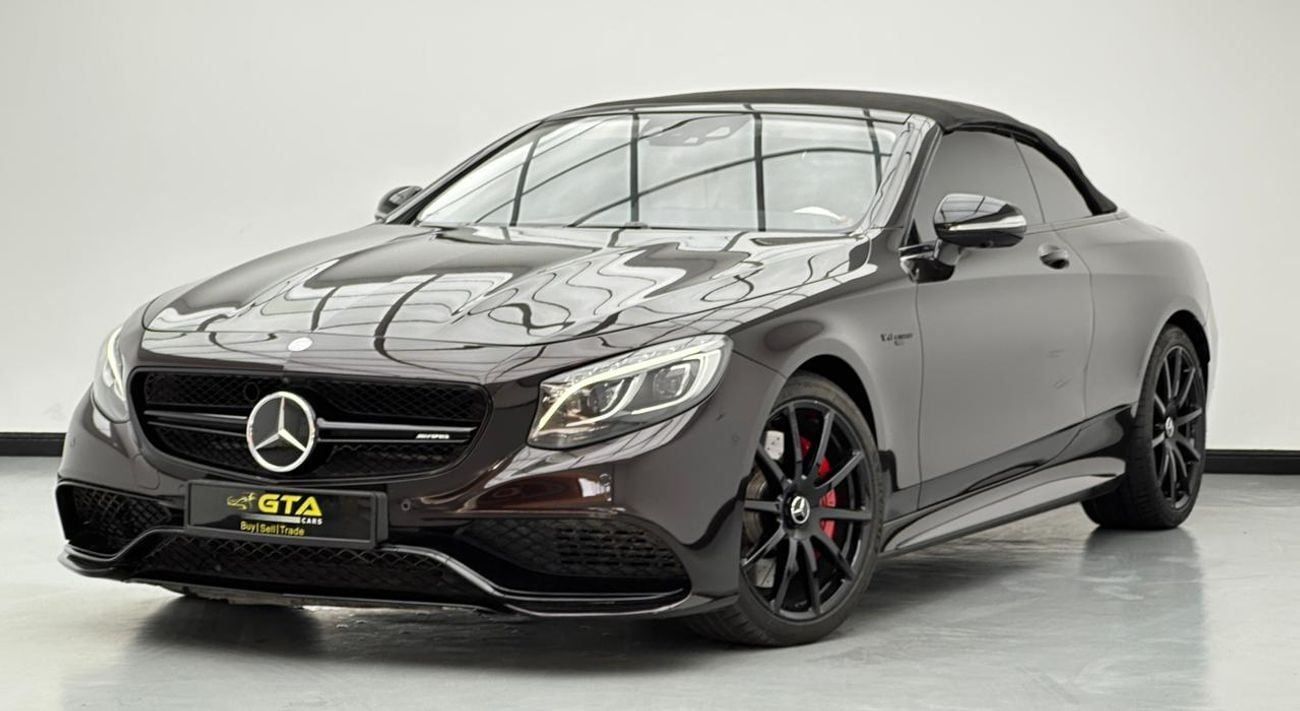 Mercedes Benz S63 AMG STANDARD STD 2017 Mercedes-Benz S63 AMG Cabriolet, Full Option, Flagship AMG, Immaculate Condition, GCC