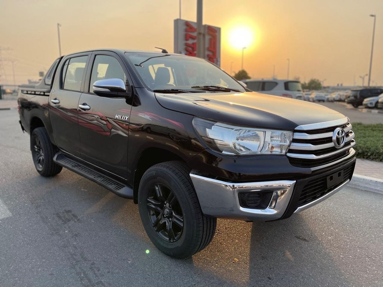 تويوتا هيلوكس GLX Toyota hilux LHD black color petrol engine