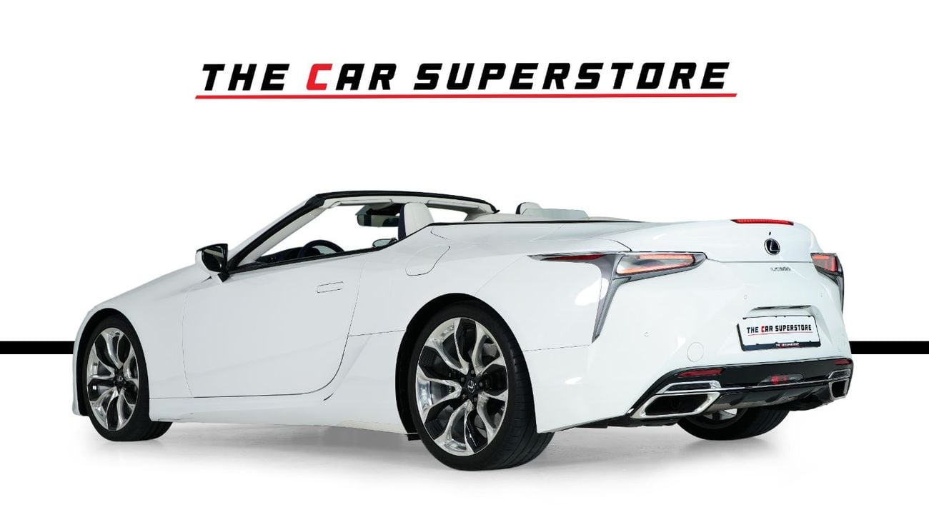 Lexus LC500 TITANIUM Convertible-GCC-Collectors Car-Mint Condition-Naturally Aspirated V8