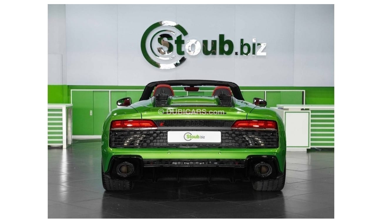 أودي R8 2023 - BRAND NEW R8 - 3 YEARS WARRANTY - SPECIAL COLOR - SIDE BLADES - FINE NAPPA - DIAMOND SEATS