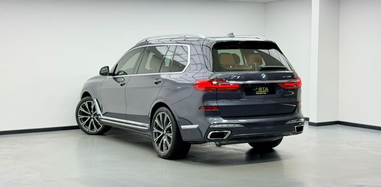 بي أم دبليو X7 50i M SPORT بي إم دبليو X7 xDrive50i M-Sport موديل 2019، مع ضمان، وسجل صيانة كامل لدى بي إم دبليو، 7 مقاعد، كامل