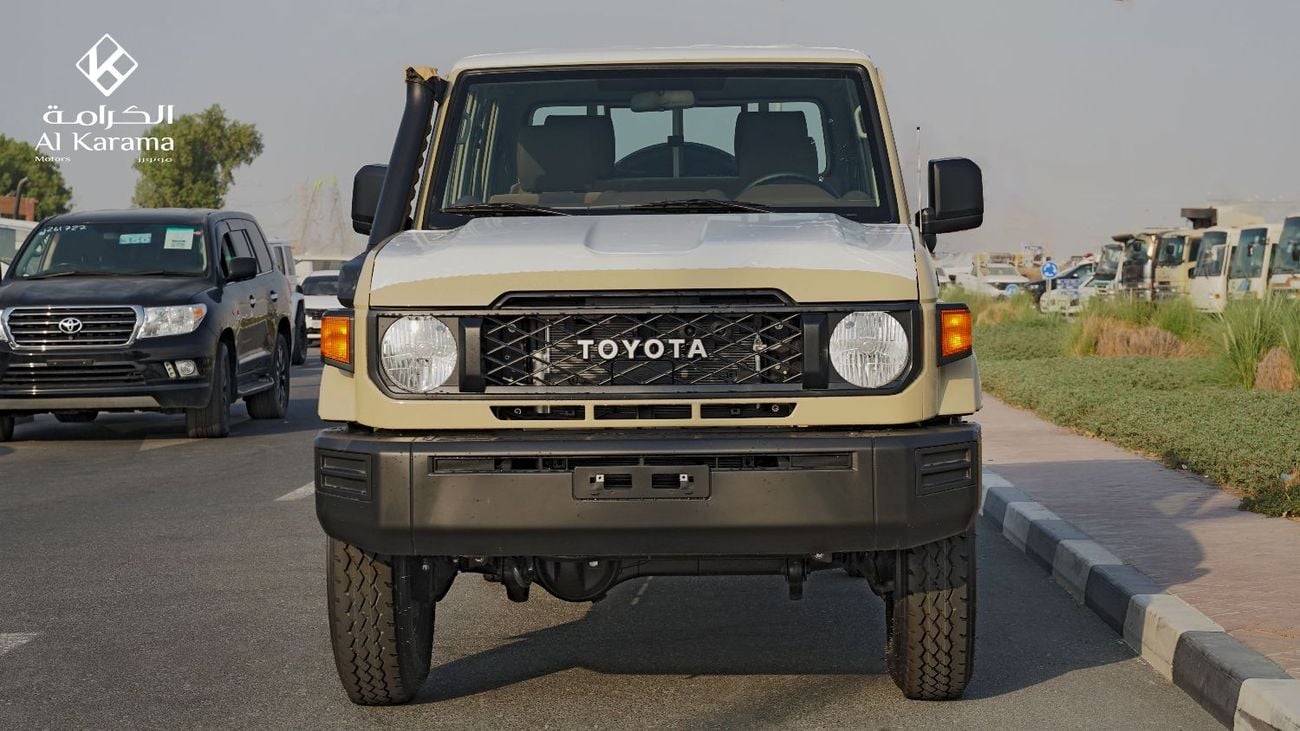 تويوتا لاند كروزر بيك آب 4.0L DC AT - محرك ديزل مع ناقل حركة أوتوماتيكي - قفل تفاضلي - مرايا ونوافذ كهربائية - مشغل وسائط بشاشة لمس