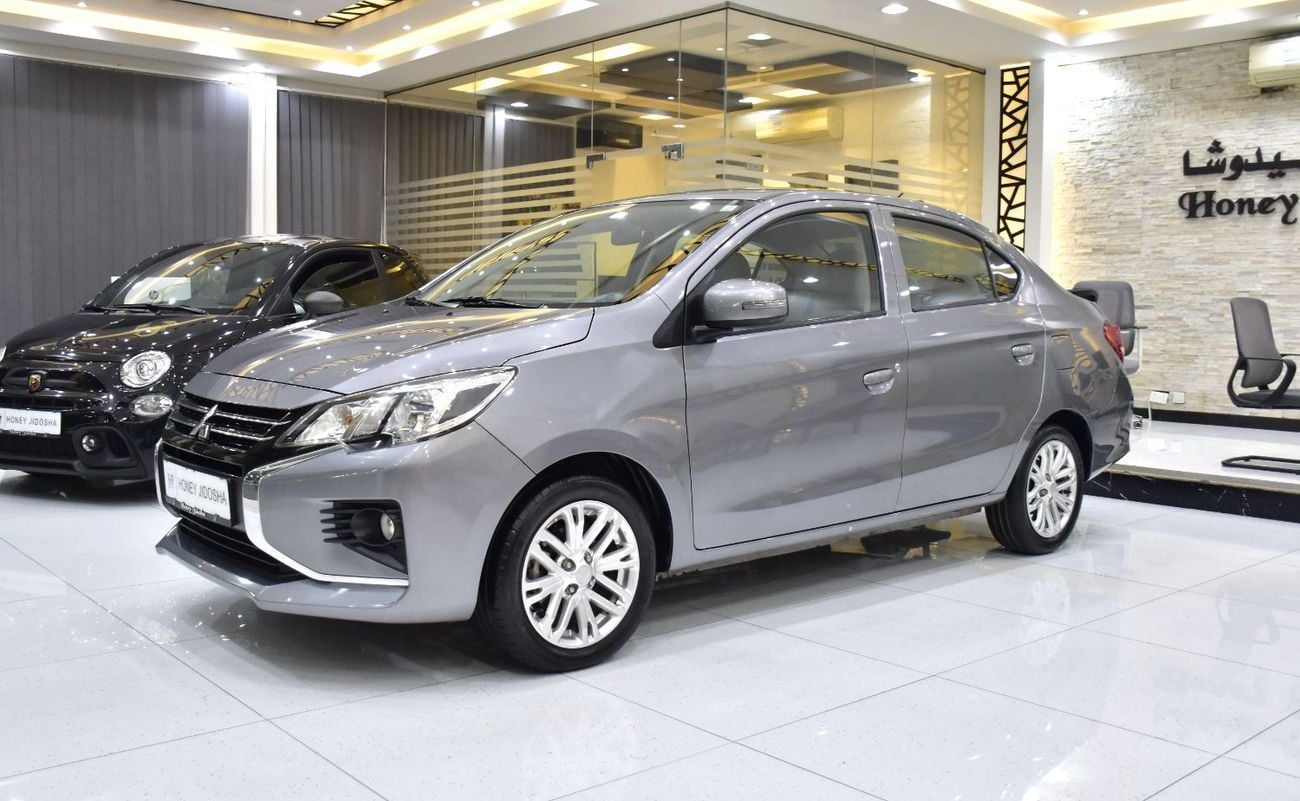 Mitsubishi Attrage GLX HIGHLINE EXCELLENT DEAL for our Mitsubishi Attrage ( 2021 Model ) in Grey Color GCC Specs